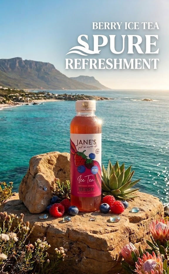 Berry Ice Tea 60mg Cannabis Infused Refreshing Fruit Drink Available in Mossel Bay George and Garden Route