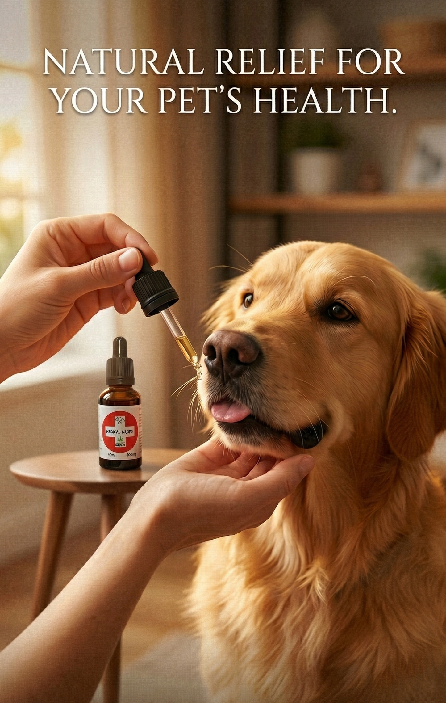 Garden Route Green Medical Drops for Pet Pain, Anxiety & Inflammation (600mg CBD)