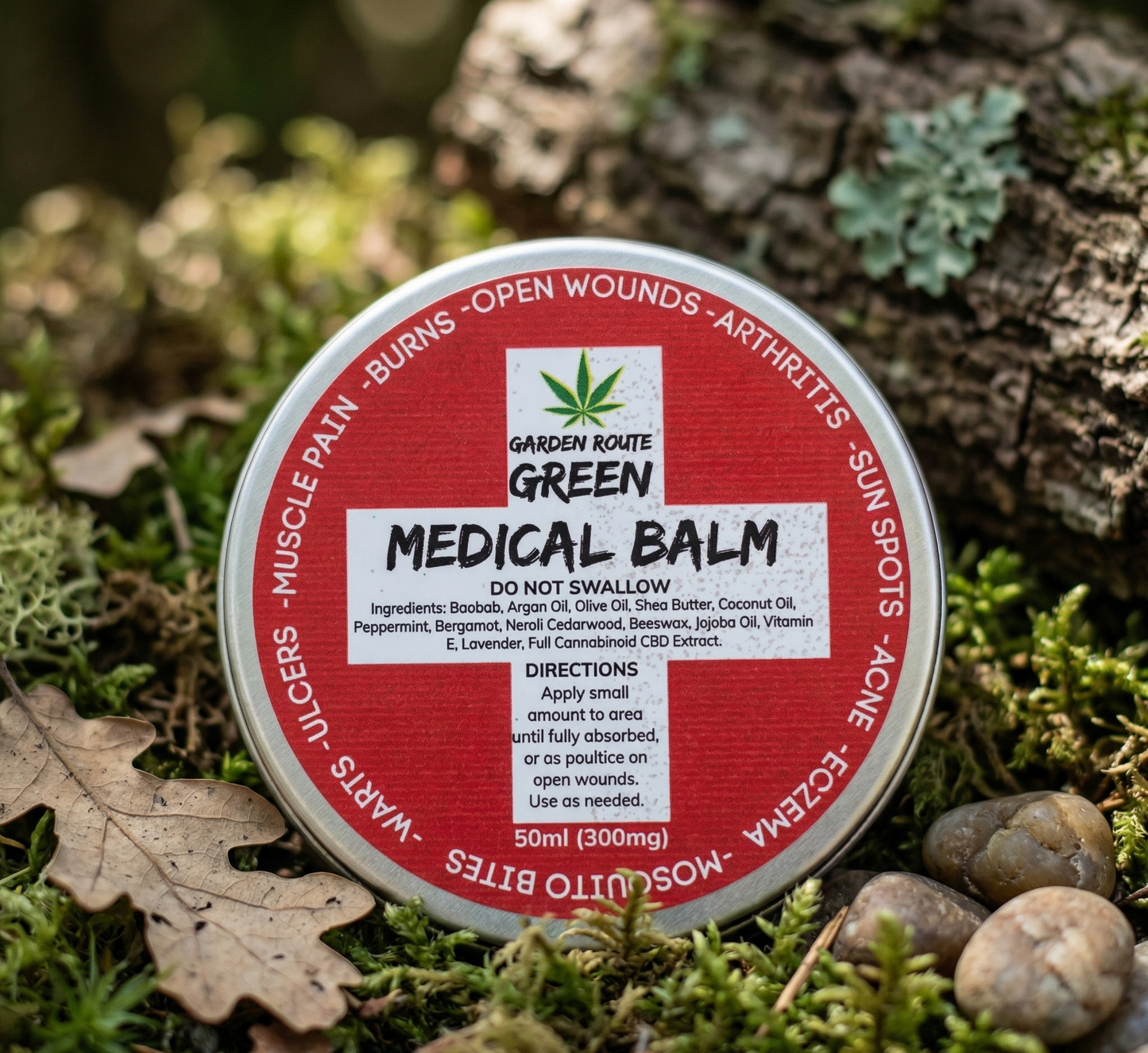 Garden Route Green Medical CBD Balm (300mg) - Natural Healing for Pain & Skin | Mossel Bay & George