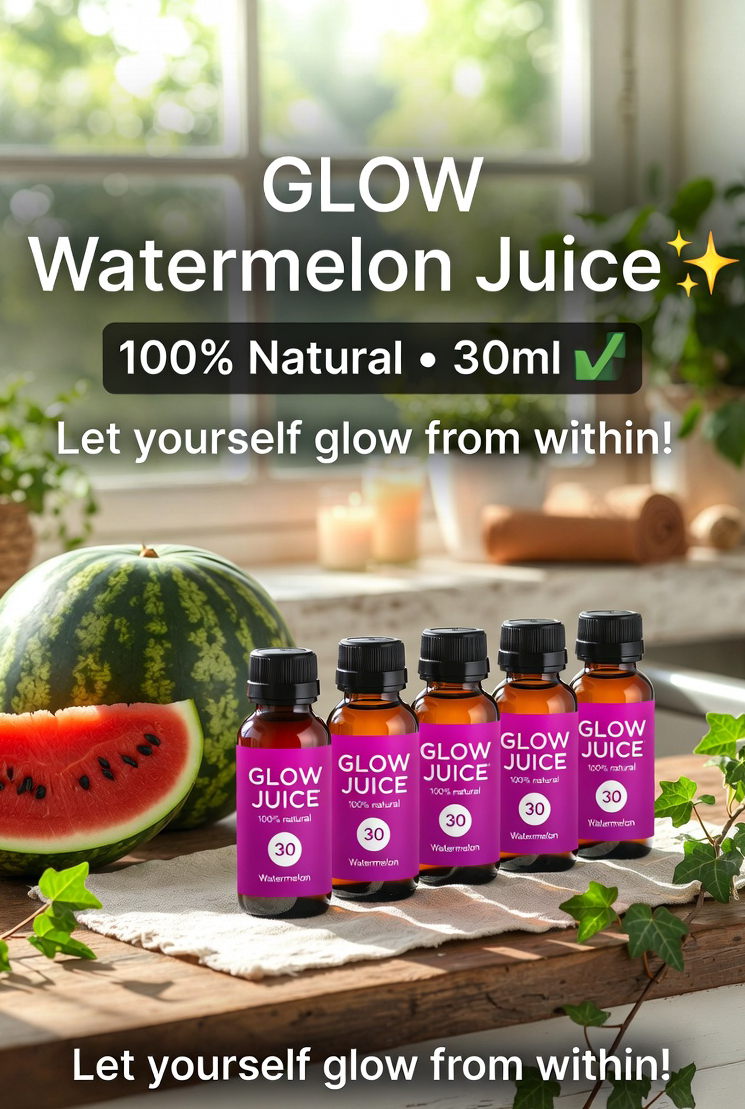 GLOW Watermelon Juice – 100% Natural Wellness
