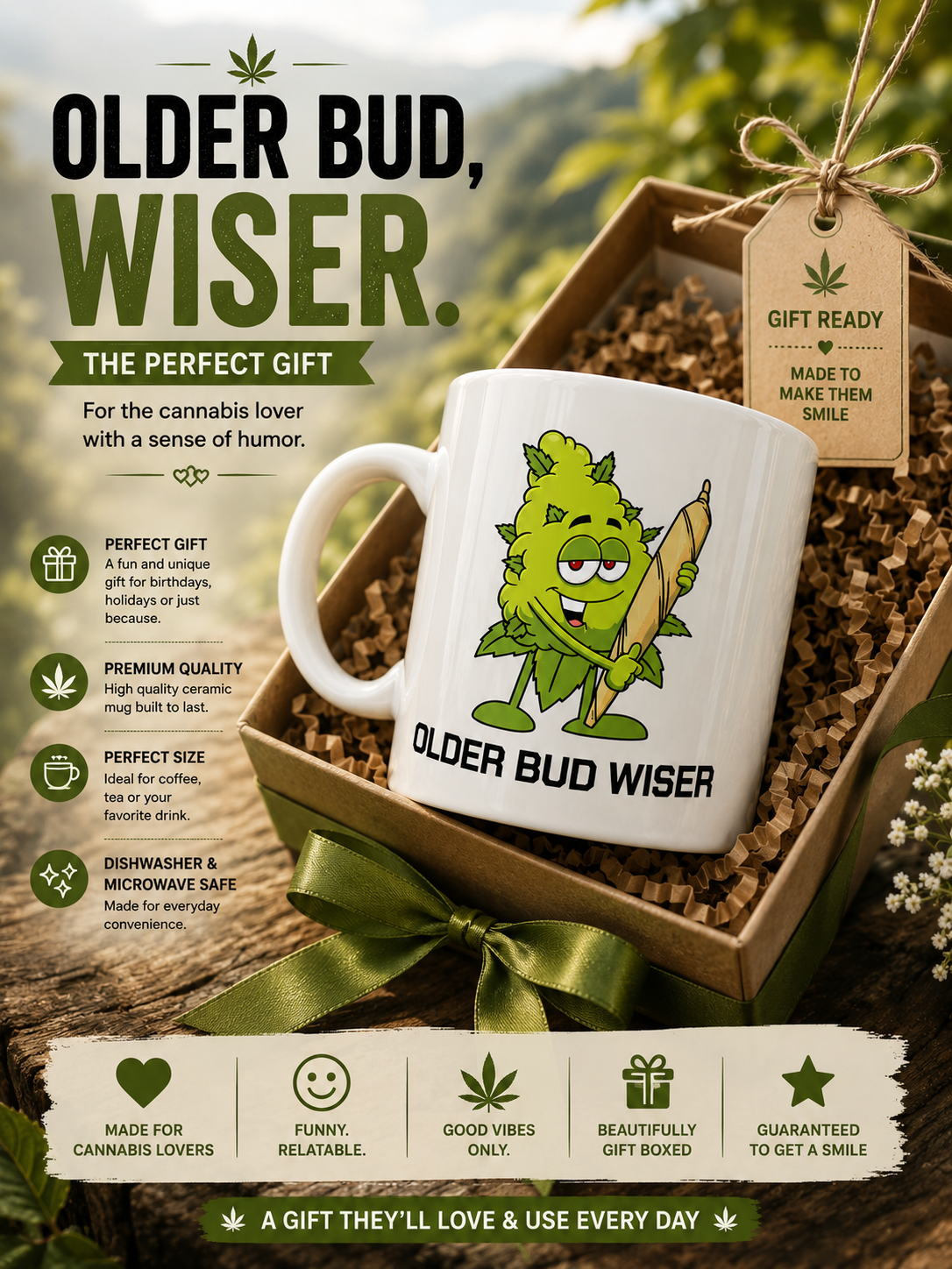 Older Bud, Wiser Mug – The Perfect Gift