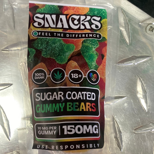 Sugar Coated Gummy Bears 150mg