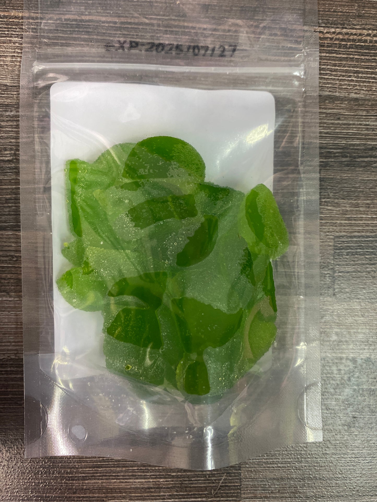 SOUR Lime Gummies 250 mg packet