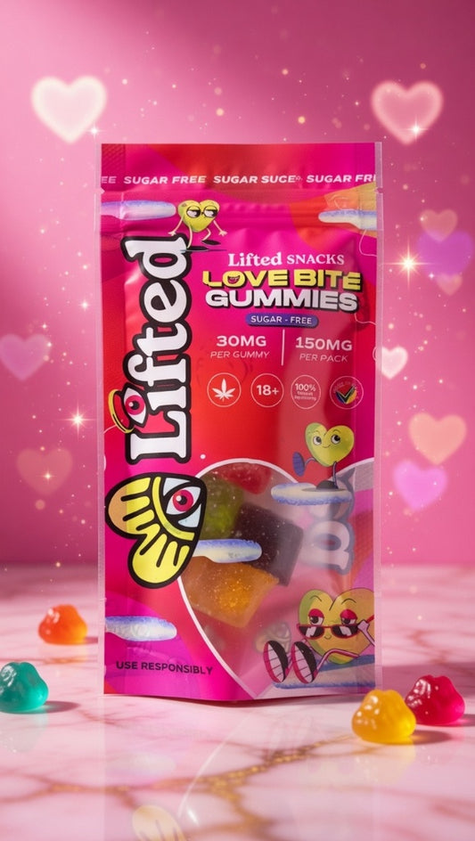 Sugar-Free Love Bite Gummies (150mg) | Premium Edibles Mossel Bay & George