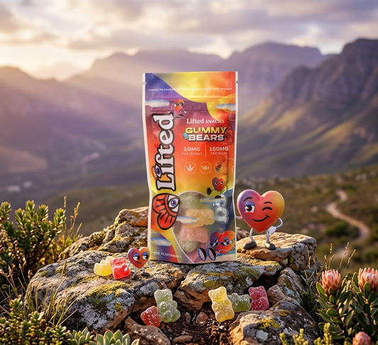 Lifted Gummy Bears 150mg Premium Edibles 10mg Sugar Coated Gummies Available in Mossel Bay George and Garden Route