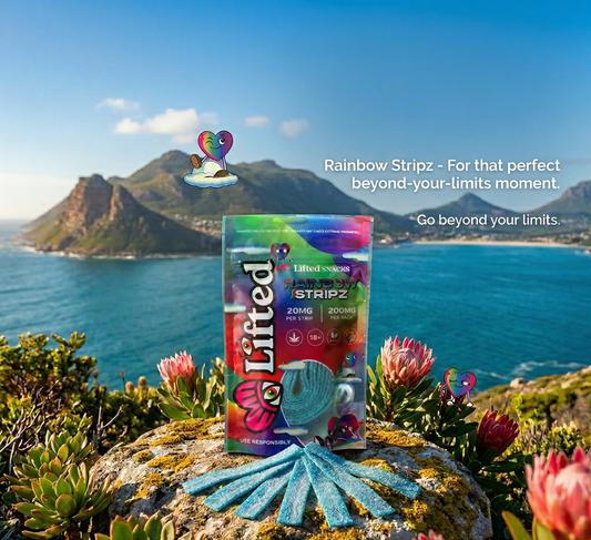 Rainbow Stripz 200mg – Premium Dosed Edibles available in Mossel Bay, George and the Garden Route