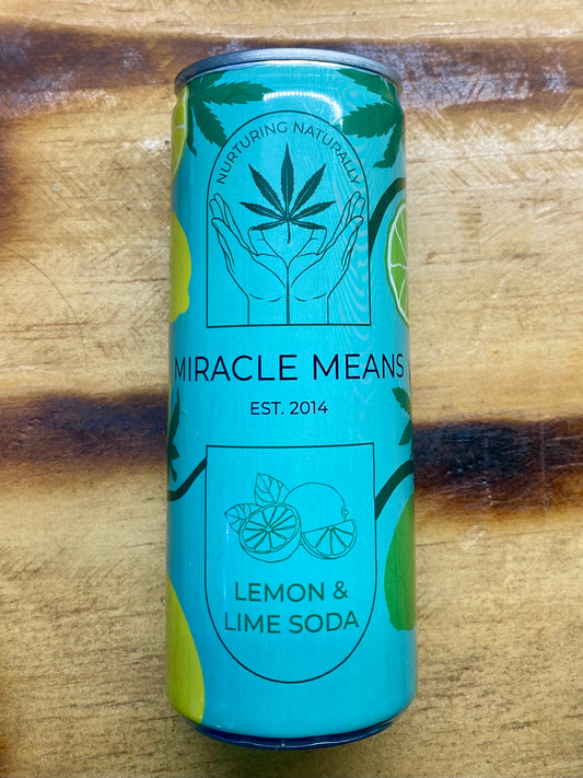 Lemon and Lime Soda 30mg per can