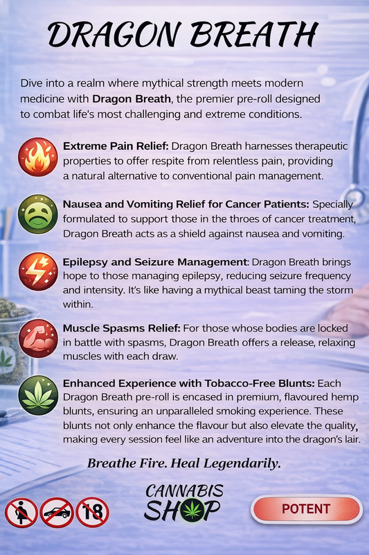 DRAGON BREATH - Pre Roll (No SHIPPING, Available IN STORE only)