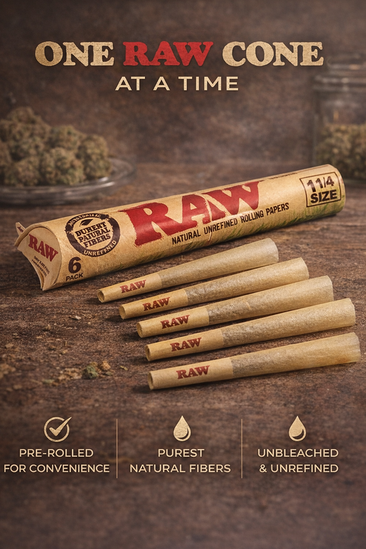RAW Classic 1 1/4 Cones (6Pack)