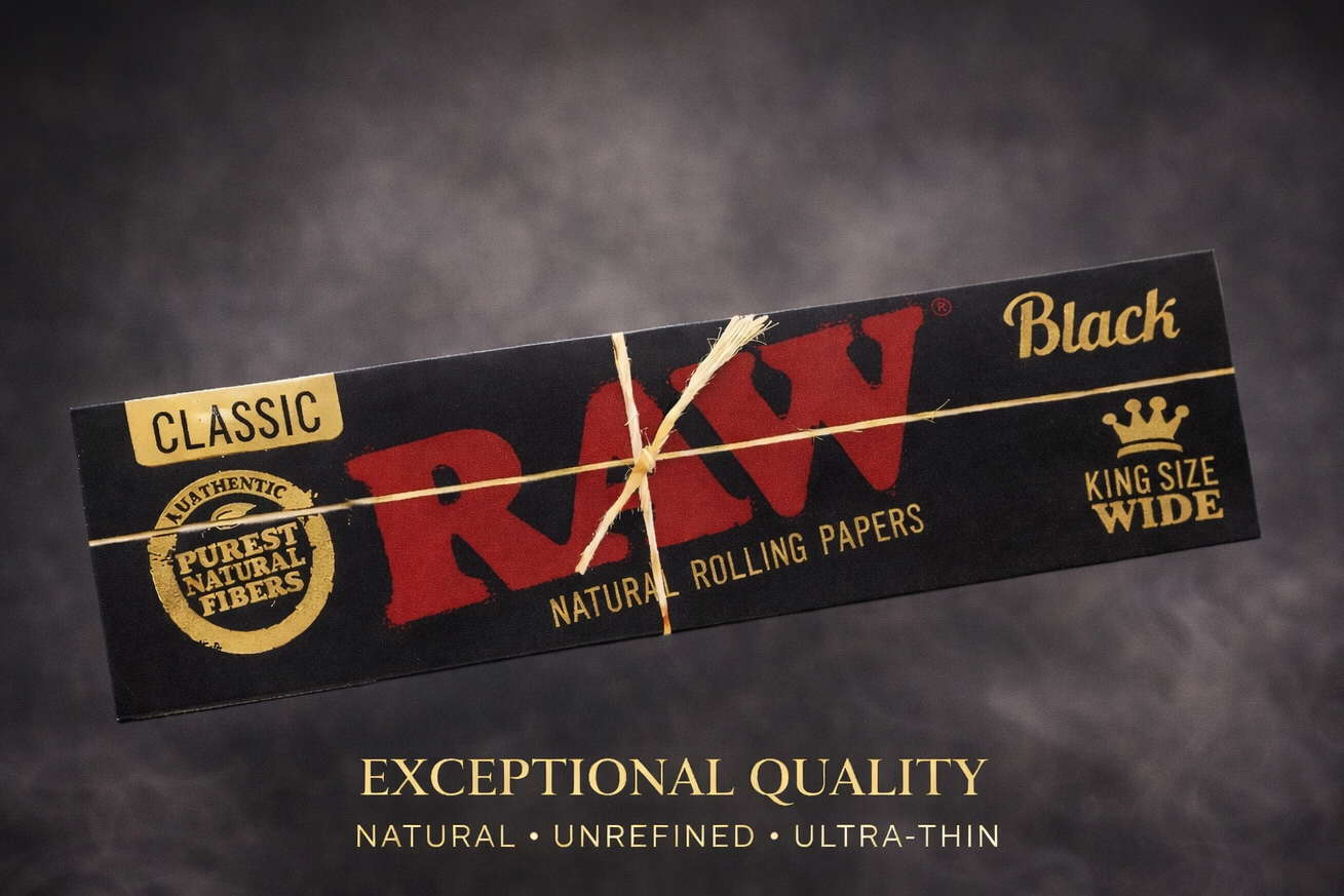 RAW Black Kingsize Rolling Paper