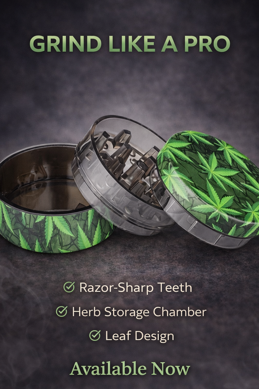 Hempleaf magnetic plastic grinder