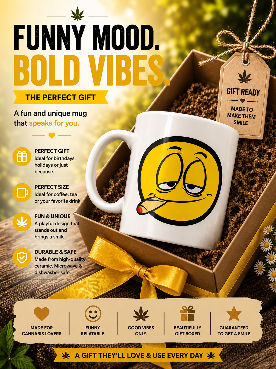 Chill Emoji Coffee Mug – Premium Gift Idea