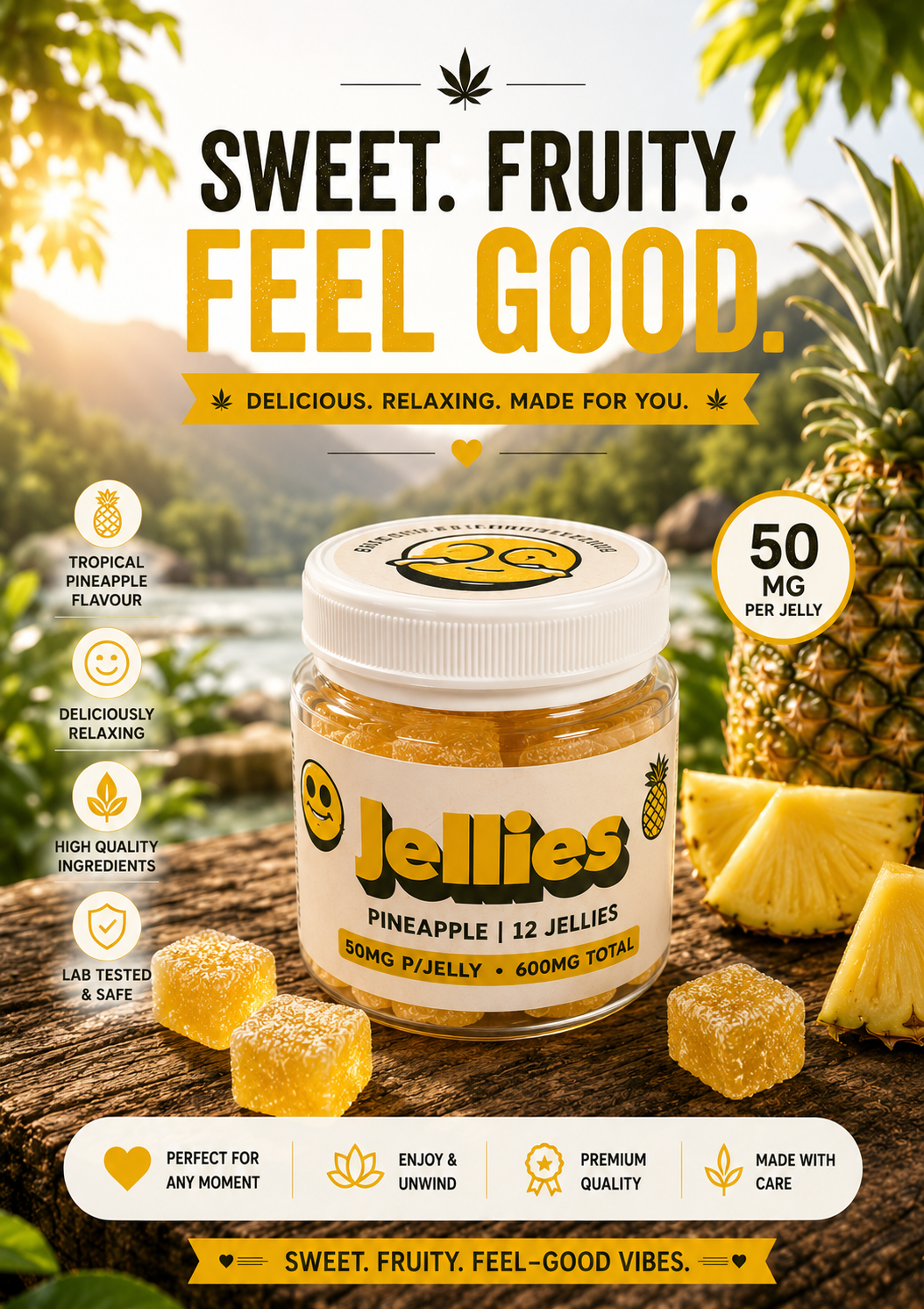 Pineapple Jellies – Tropical Feel-Good Treat